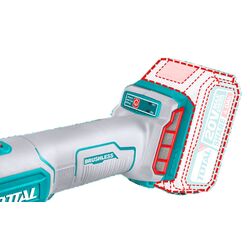 Аккумуляторная углошлифовальная машина Total TAGLI201258 Thumb