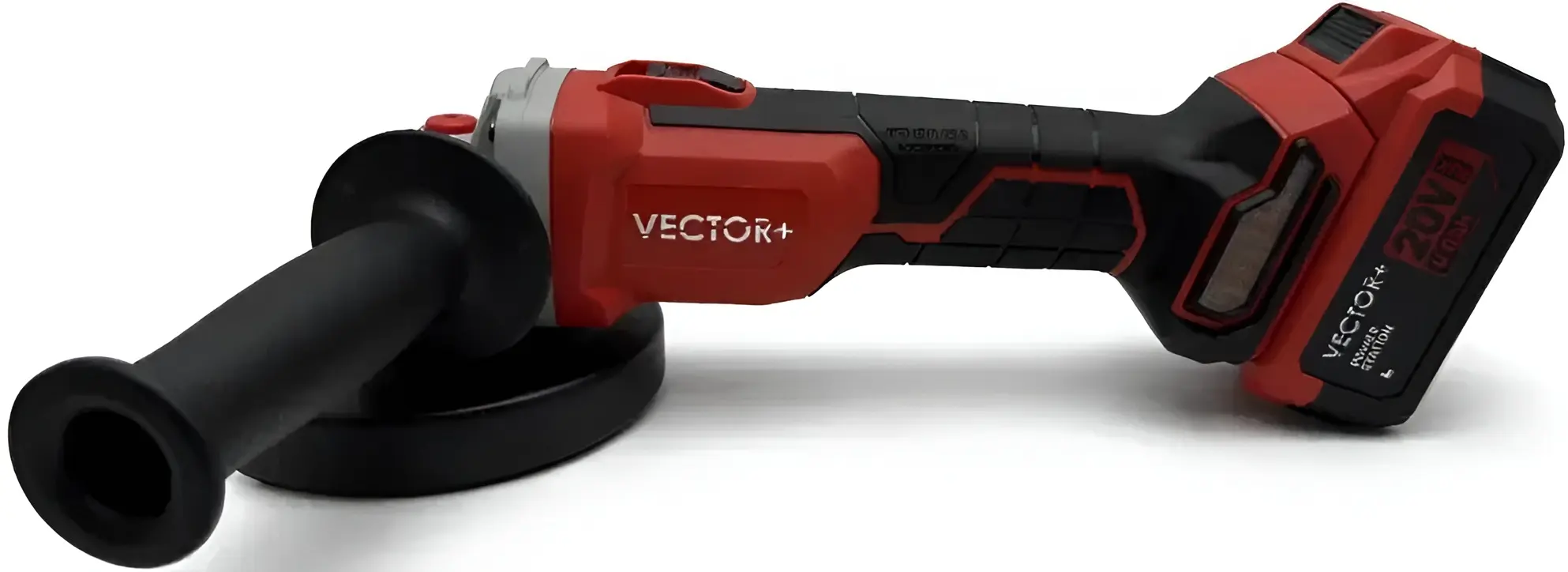 Аккумуляторная угловая шлифмашина Vector+ VEA2040-1 (Red/Black)