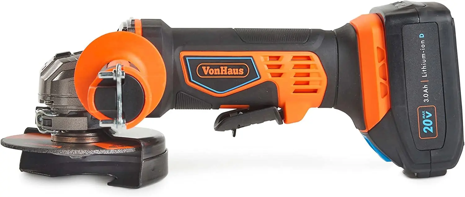 Polizor unghiular cu acumulator VonHaus D-Series 20V Max 8100018