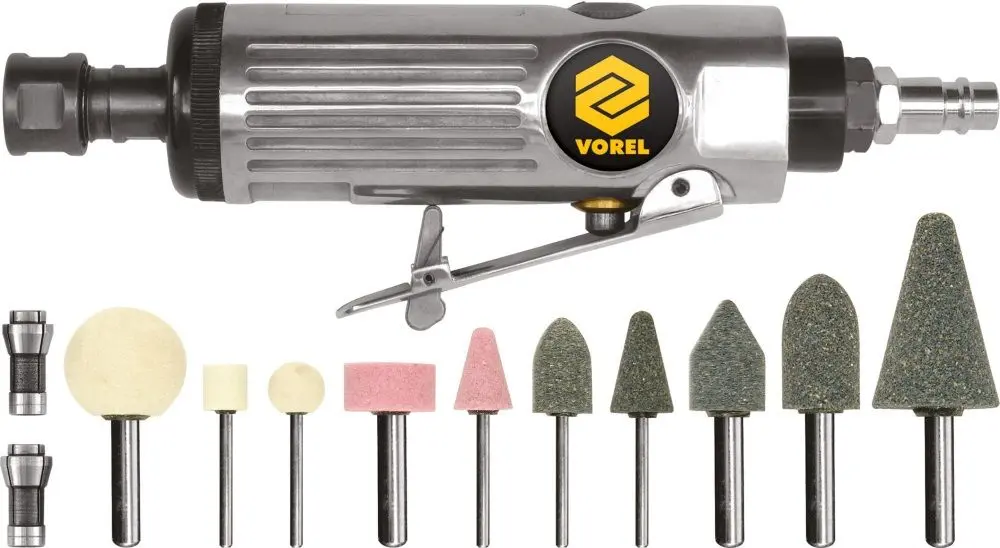 Set polizor pneumatic + duze Vorel VOR81109