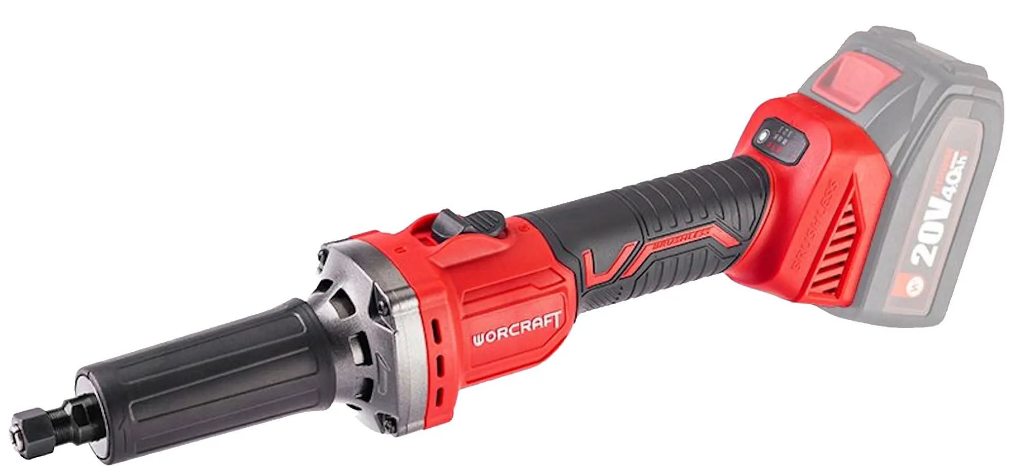 Аккумуляторная прямая шлифмашина Worcraft CDG-S20LiB