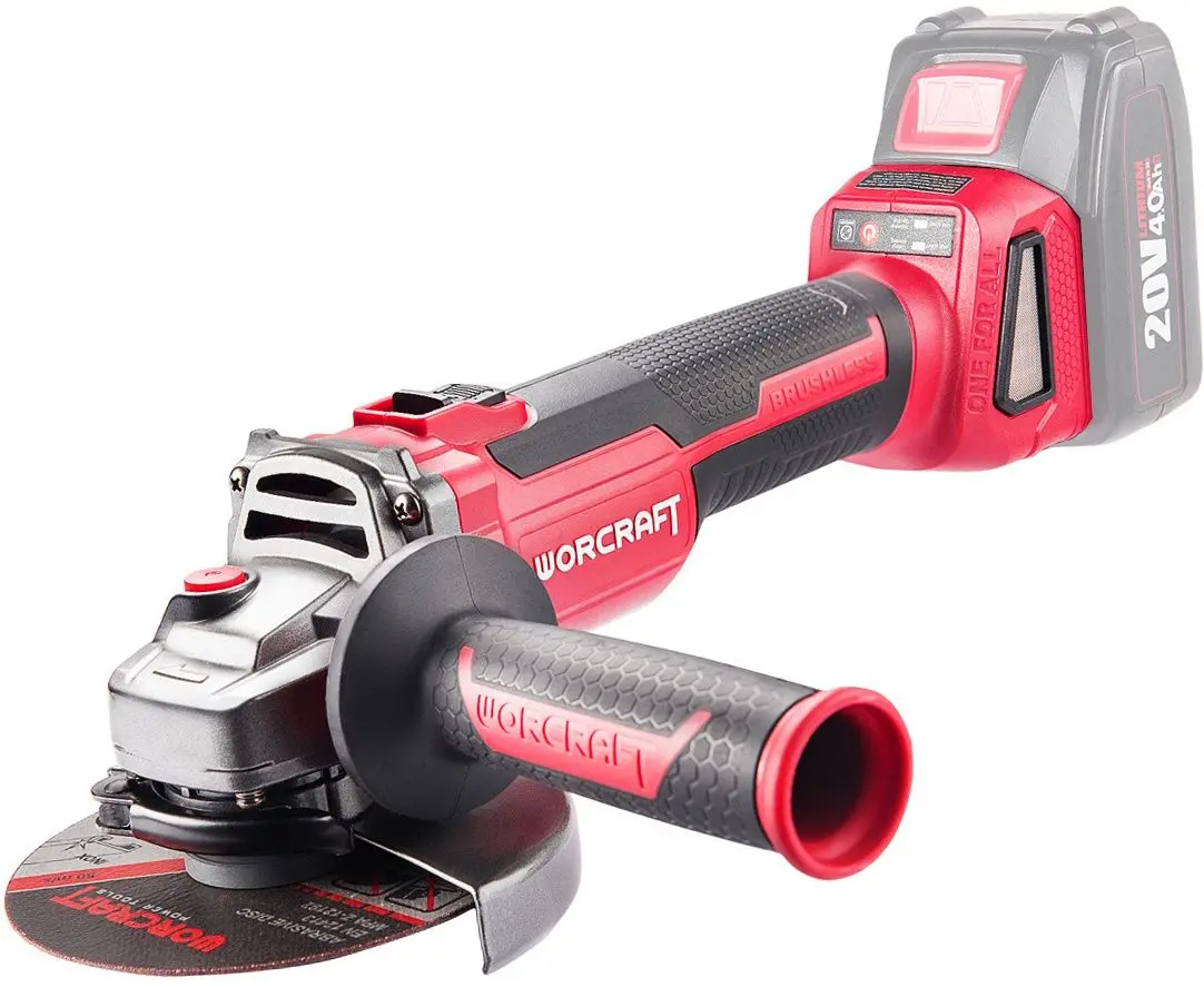 Аккумуляторная угловая шлифмашина Worcraft CAG-S20LiBH Set
