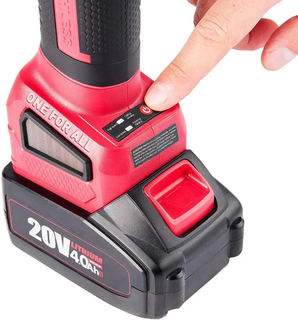 Аккумуляторная угловая шлифмашина Worcraft CAG-S20LiBH Set