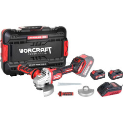 Аккумуляторная угловая шлифмашина Worcraft CAG-S20LiBM