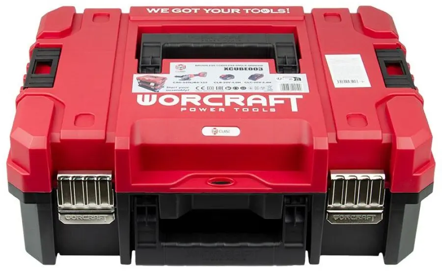 Polizor unghiular cu acumulator Worcraft XCUBE003