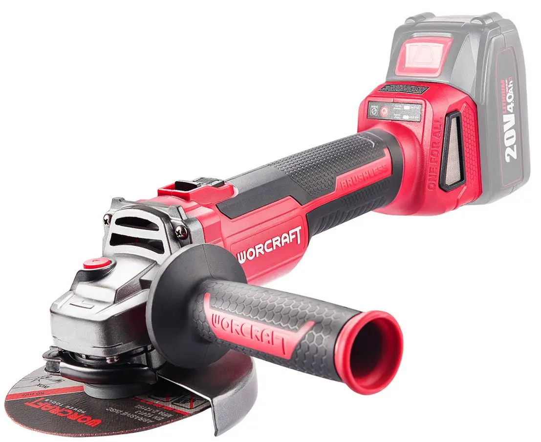 Masina de slefuit unghiulara cu acumulator Worcraft CAG-S20LIBH-125B