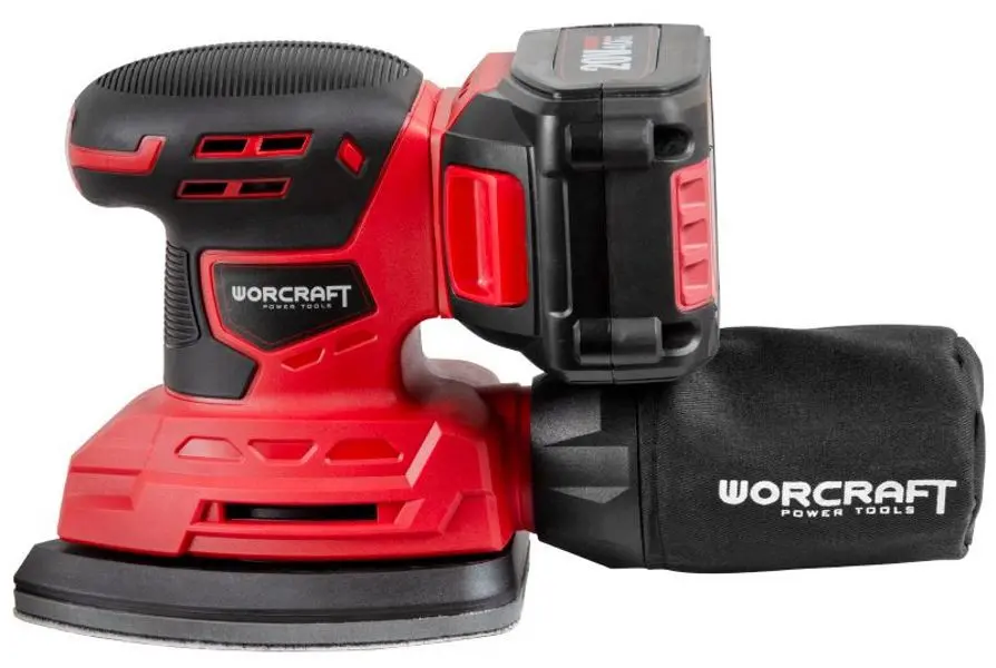 Masina de slefuit cu vibratii cu acumulator Worcraft CPMS-S20Li