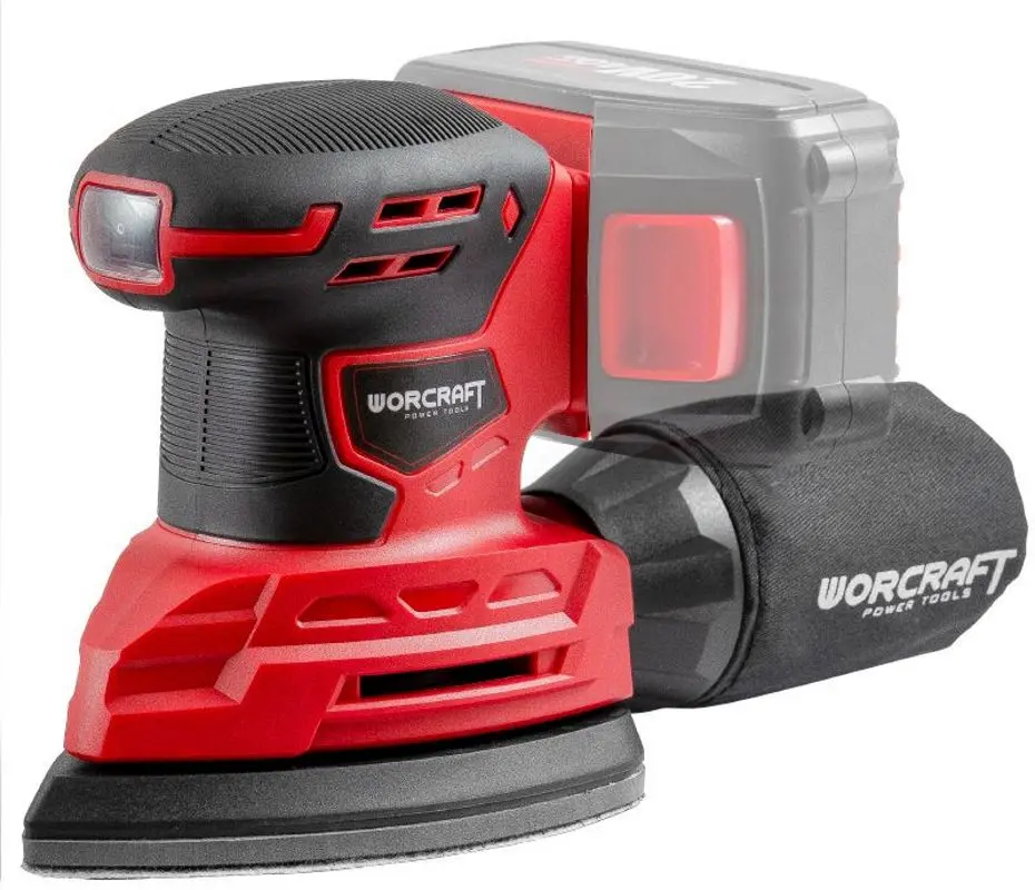 Masina de slefuit cu vibratii cu acumulator Worcraft CPMS-S20Li