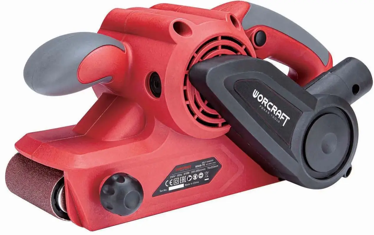 Masina de slefuit cu banda Worcraft BS08-76