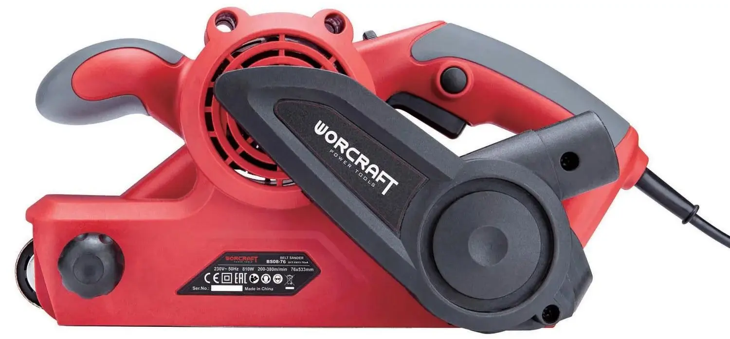 Masina de slefuit cu banda Worcraft BS08-76