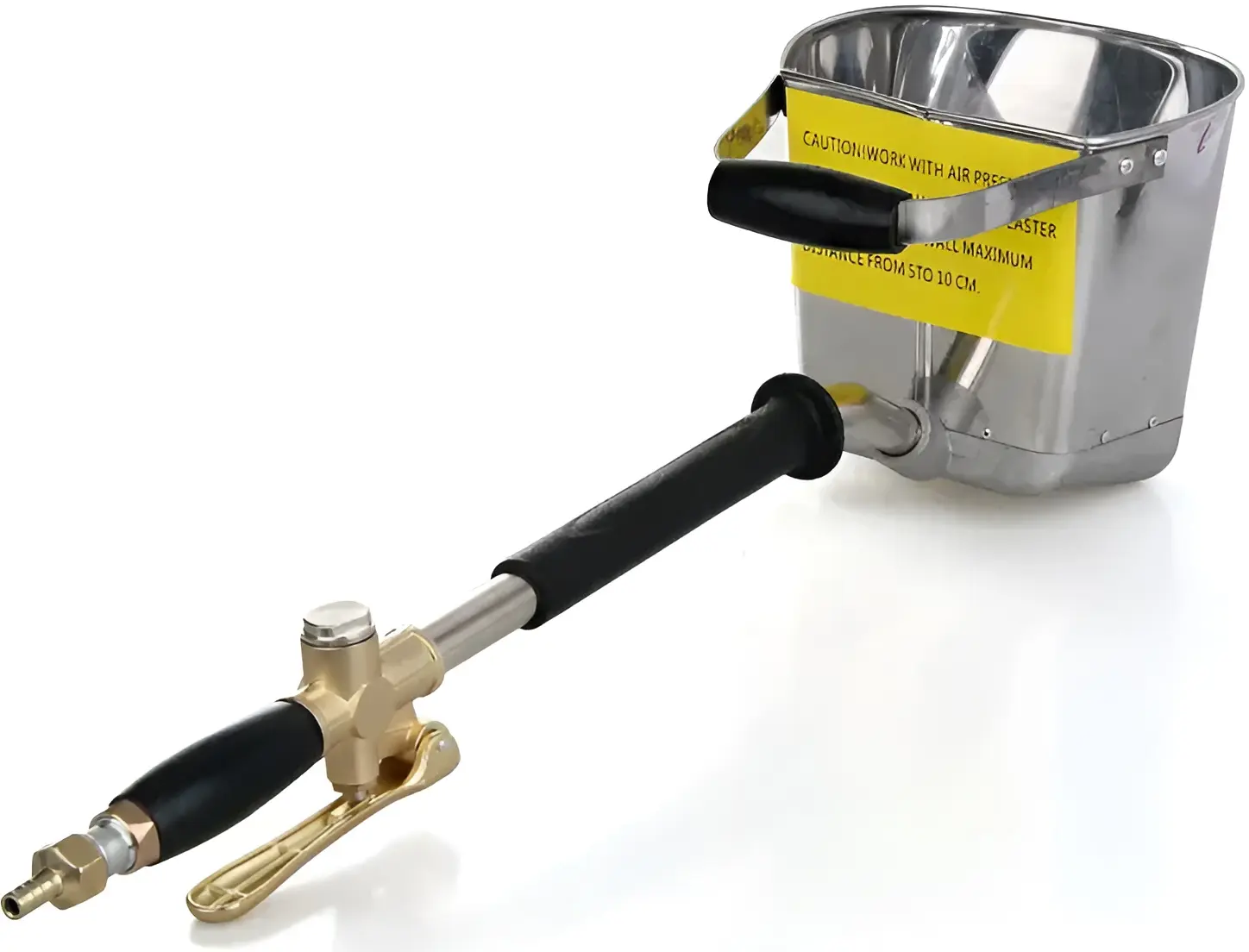 Пневматическая штукатурная машина Demetra PIS001 (Inox/Black)