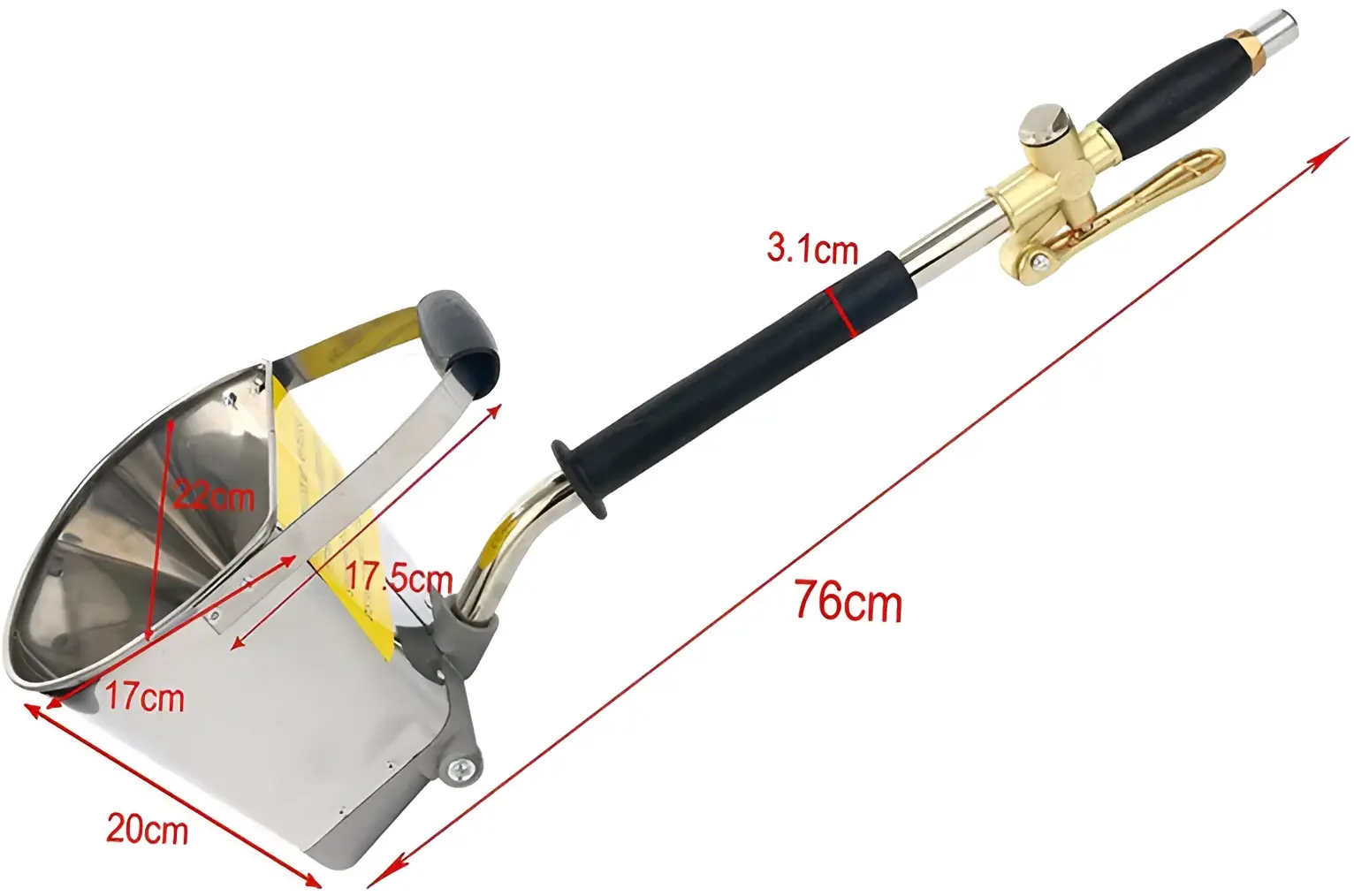 Пневматическая штукатурная машина Demetra PIS001 (Inox/Black)