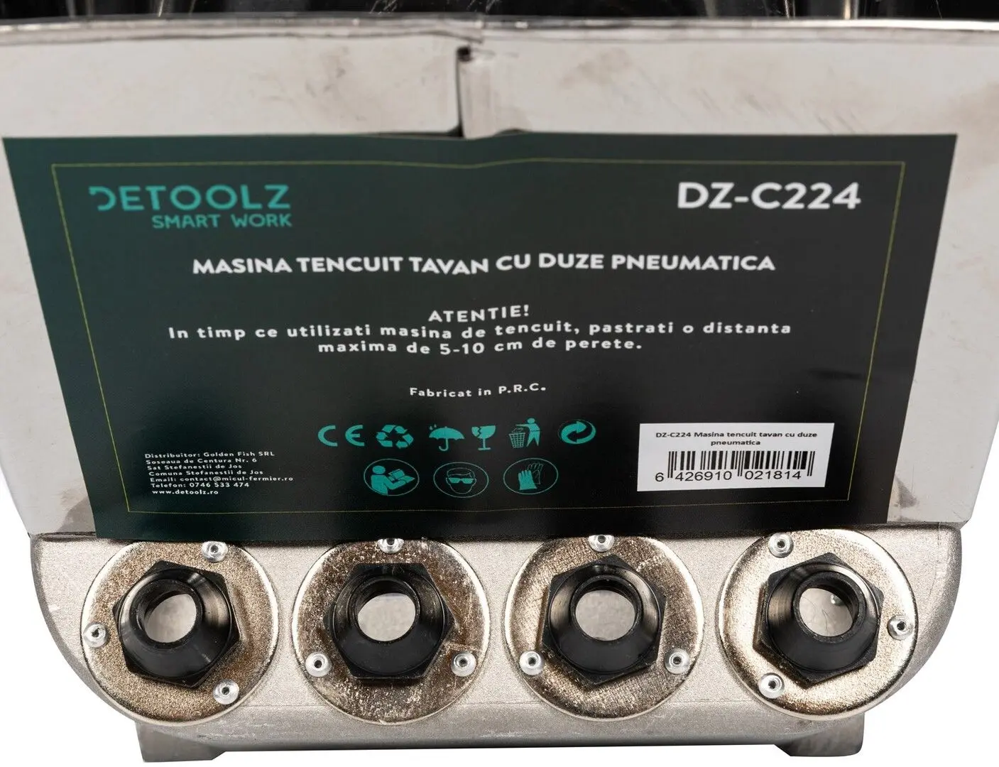 Masina de tencuit pneumatica Detoolz DZ-C224