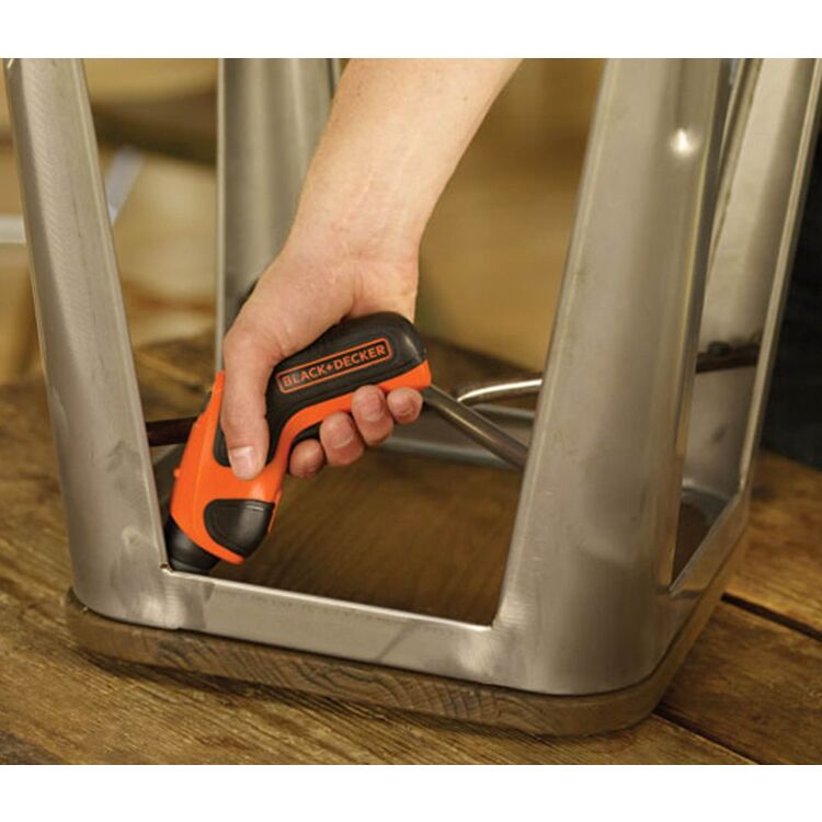 Аккумуляторная отвертка Black+Decker CS3651LC-QW (Black/Orange) купить ...