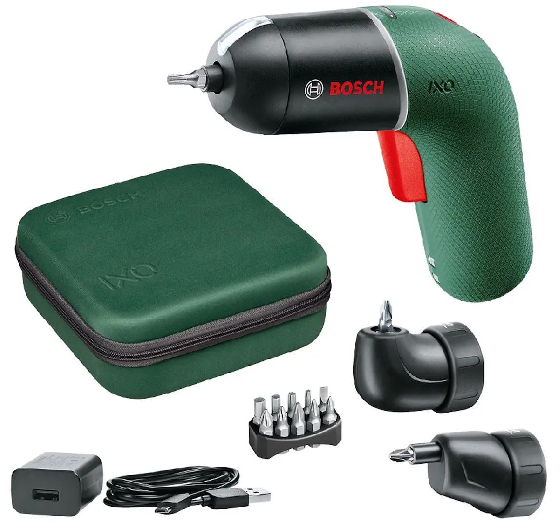 Отвертка аккумуляторная Bosch IXO 6 Set (06039C7122)