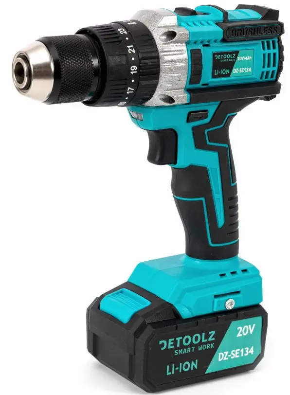 Аккумуляторная ударная дрель-шуруповерт Detoolz DZ-SE134