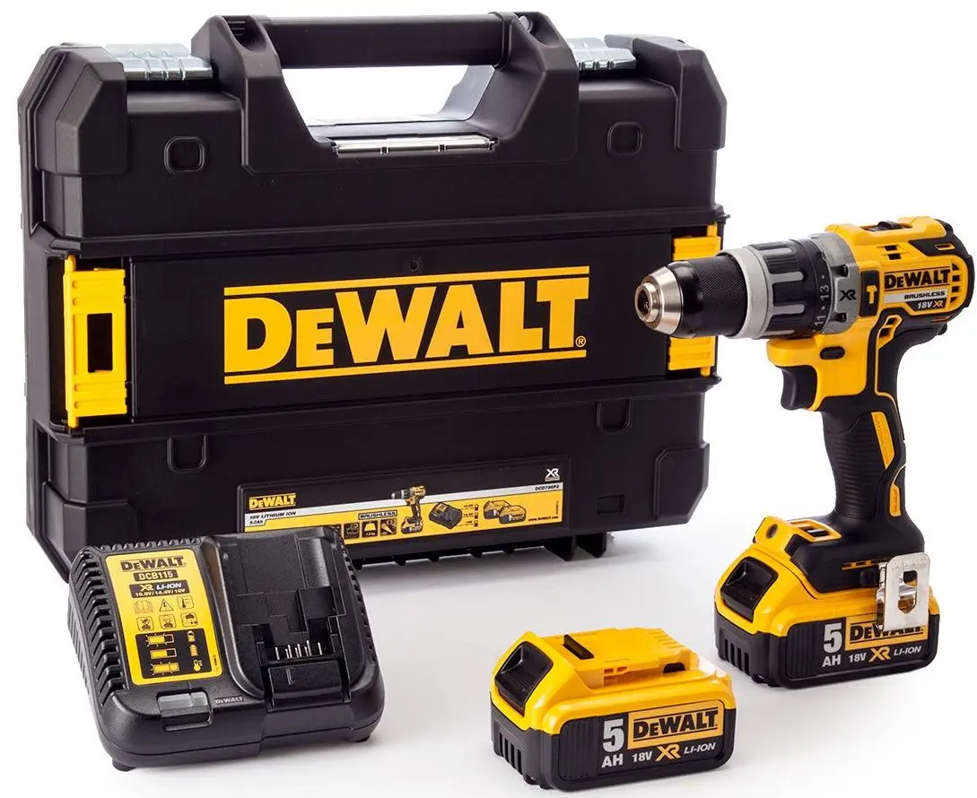 Masina de gaurit si insurubat cu impact si acumulator Dewalt DCD796P2-QW