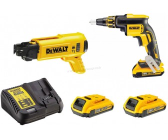 Masina de insurubat cu acumulator Dewalt DCF620D2K (Yellow/Black)