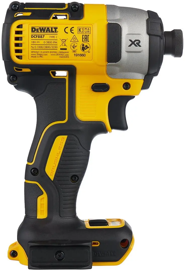 Masina de insurubat cu percutie si acumulator Dewalt DCF887N-XJ