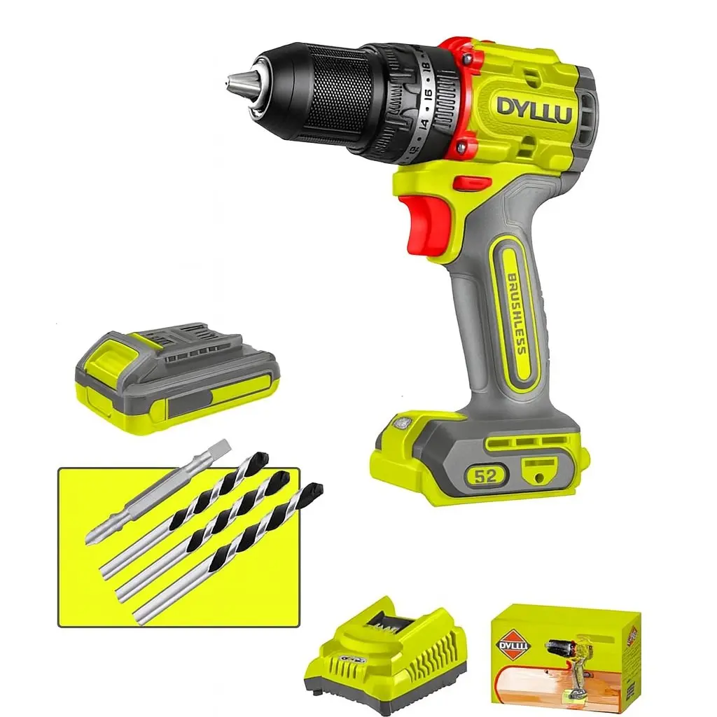 Аккумуляторный ударный шуруповерт Dyllu DTCDP5282