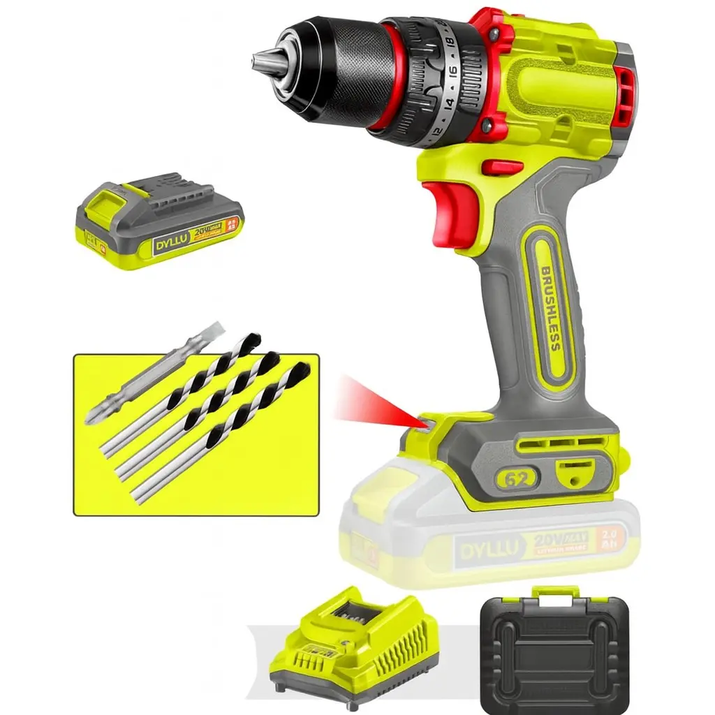 Masina de insurubat cu percutie si acumulator Dyllu DTCDP6281 - 3