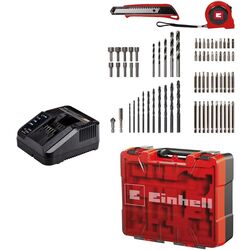 Masina de gaurit si insurubat cu acumulator Einhell TE-CD 18/40 Li +69 (Red/Black) Thumb