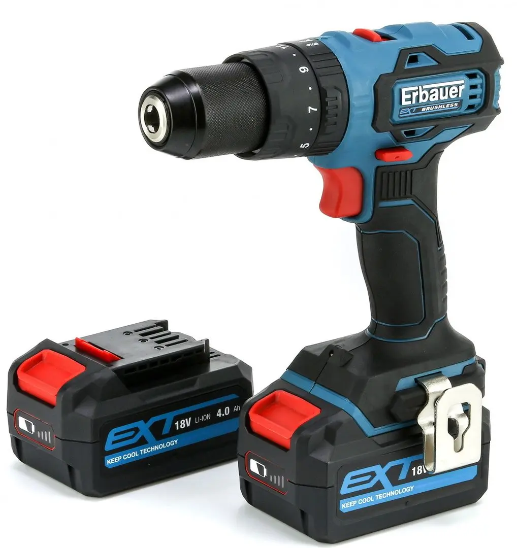 Дрель-шуруповерт аккумуляторная Erbauer ECD18-LI-2