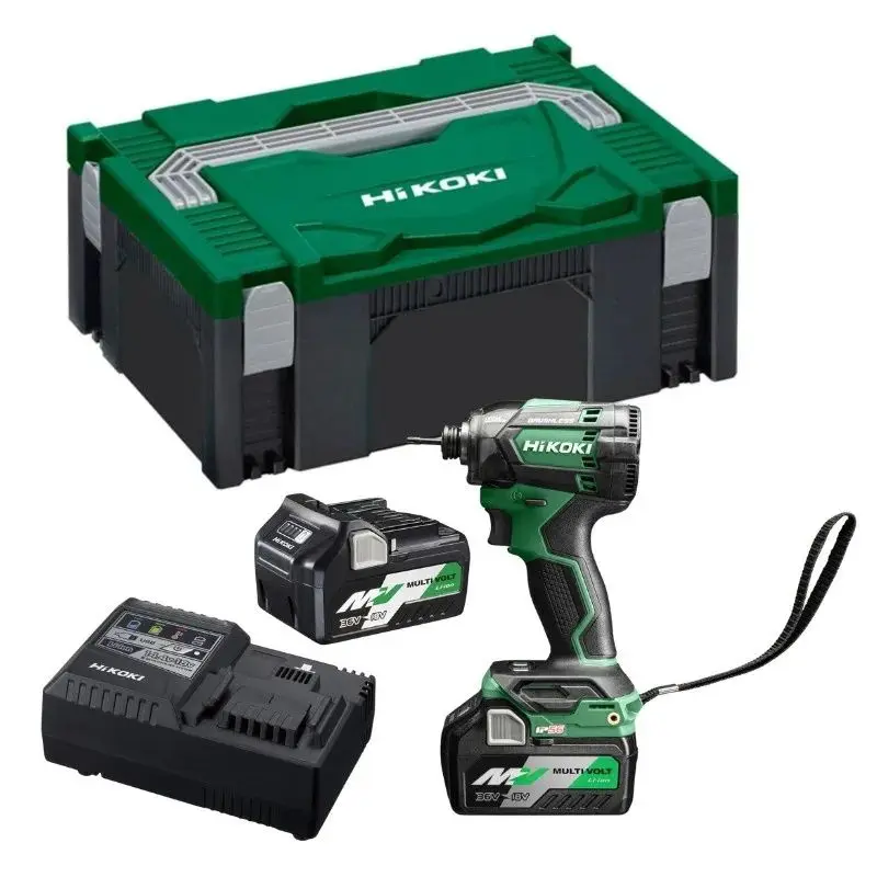 Аккумуляторный ударный шуруповерт Hikoki WH18DCWRZ 2x5Ah