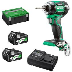 Masina de insurubat cu percutie si acumulator Hikoki WH36DCWRZ Set Thumb