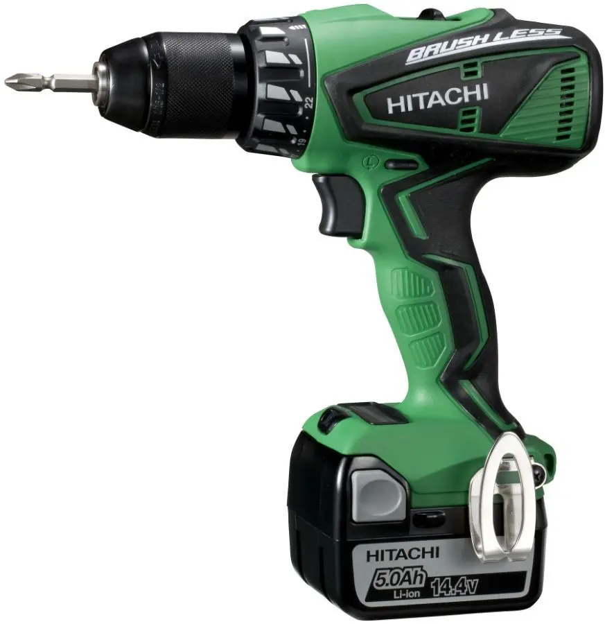 Masina de gaurit si insurubat cu acumulator Hitachi DS14DBEL-RJ Set