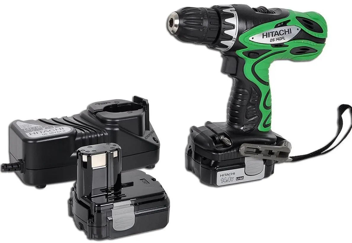 Masina de gaurit si insurubat cu acumulator Hitachi DS14DFL-TL Set