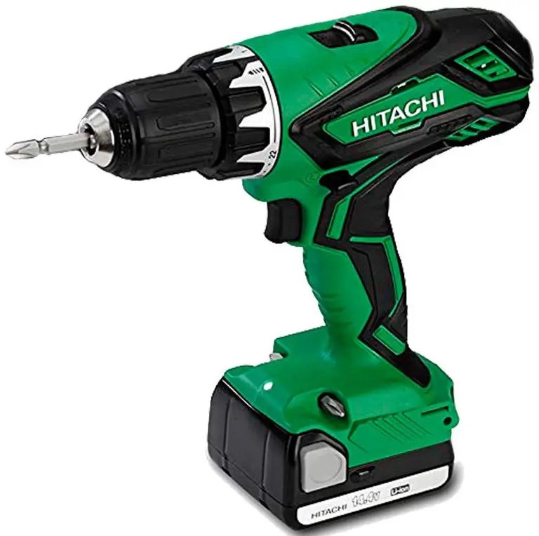 Masina de gaurit si insurubat cu acumulator Hitachi DS14DJL-RC Set