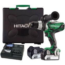 Masina de gaurit si insurubat cu acumulator Hitachi DS14DSDL-RJ Set Thumb