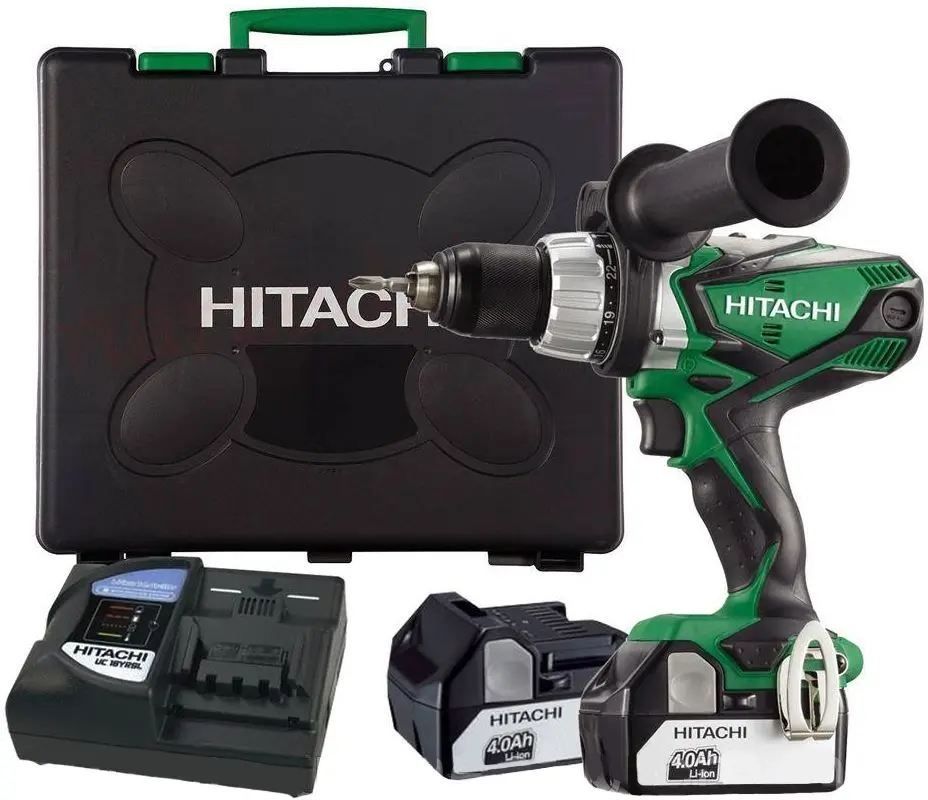 Masina de gaurit si insurubat cu acumulator Hitachi DS14DSDL-RJ Set