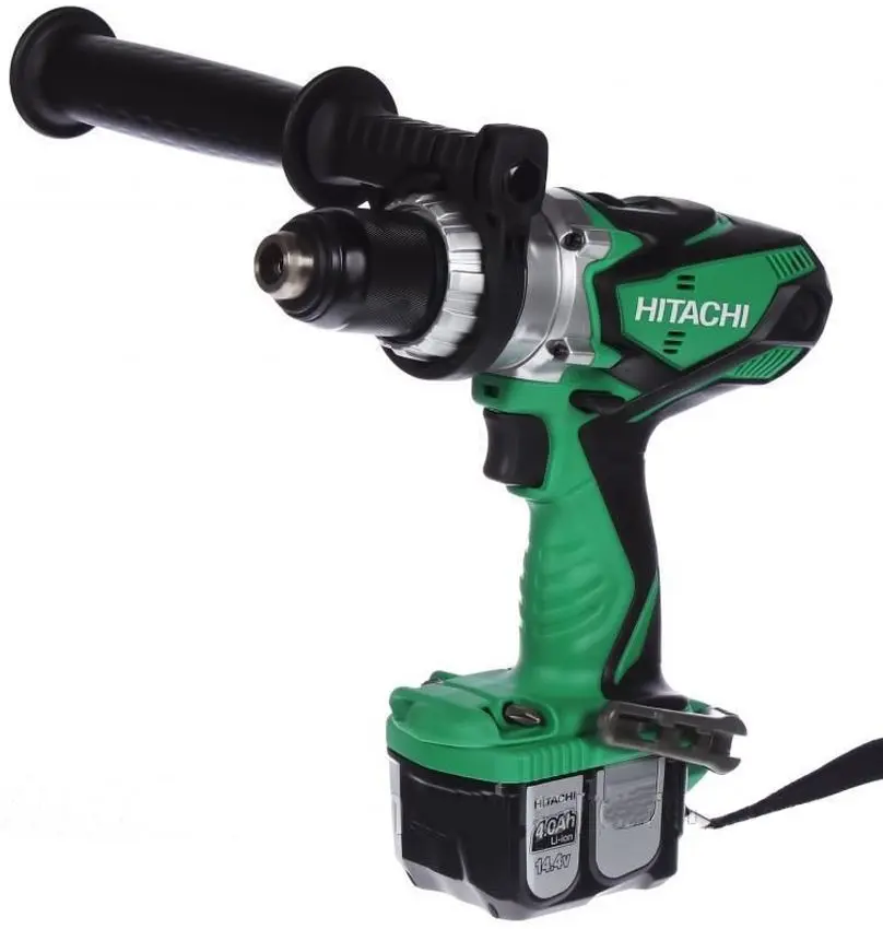 Masina de insurubat cu percutie si acumulator Hitachi DV14DL2-RW Set