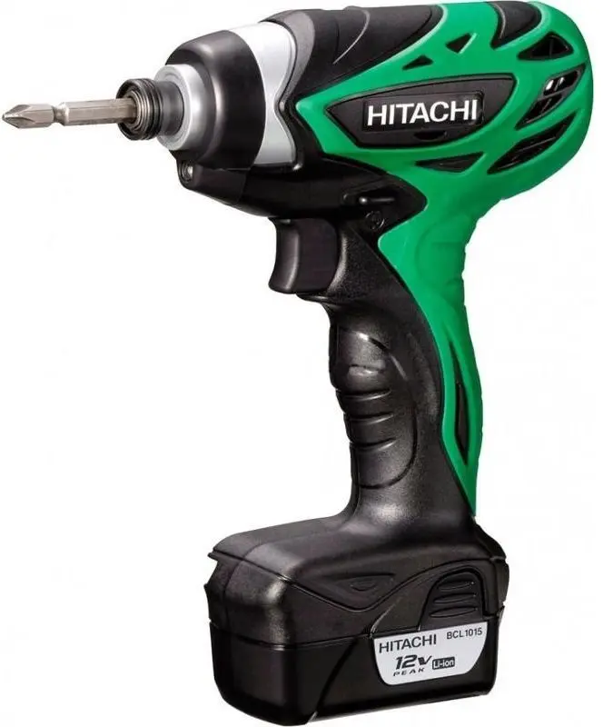 Аккумуляторный ударный шуруповерт Hitachi WH10DFL-RE Set