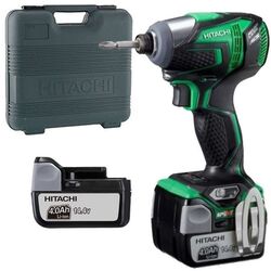 Masina de insurubat cu percutie si acumulator Hitachi WH14DDL-TW Set Thumb