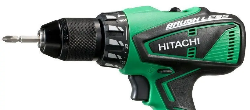 Masina de gaurit si insurubat cu acumulator si percutie Hitachi DV14DBEL-RJ Set