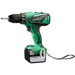 Masina de gaurit si insurubat cu acumulator si percutie Hitachi DV14DBEL-RJ Set