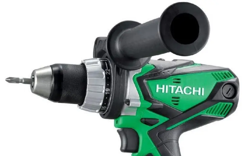 Masina de gaurit si insurubat cu acumulator si impact Hitachi DV14DSDL-RW Set