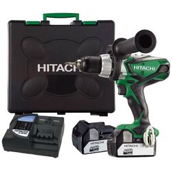 Masina de gaurit si insurubat cu acumulator si impact Hitachi DV14DSDL-RW Set Thumb