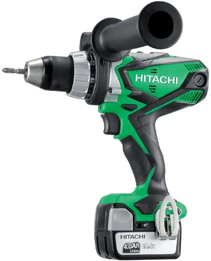 Masina de gaurit si insurubat cu acumulator si impact Hitachi DV14DSDL-RW Set