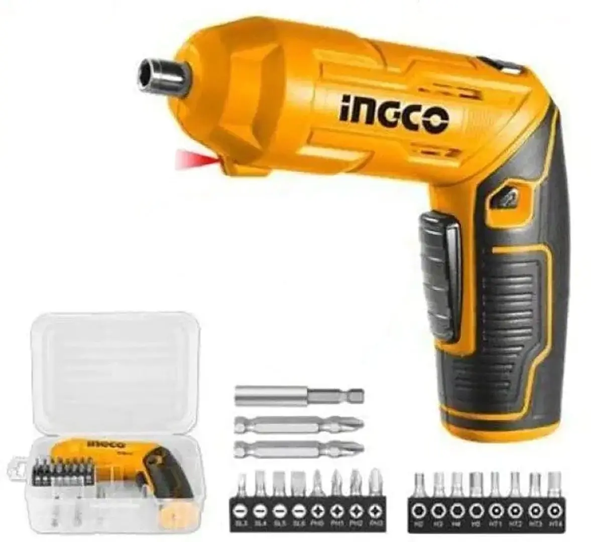 Аккумуляторная отвертка Ingco CSDLI0442