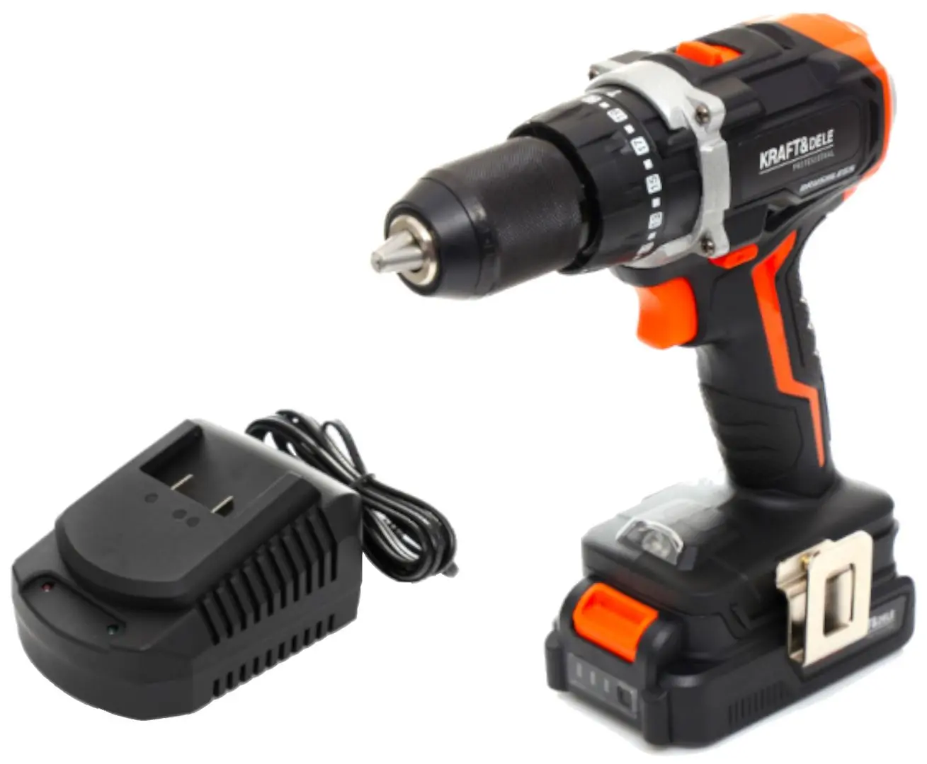 Masina de gaurit si insurubat cu percutie si acumulator Kraft&Dele Professional KD1729