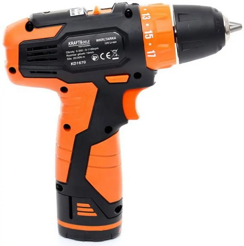 Masina de gaurit si insurubat cu acumulator Kraft&Dele Professional KD1670 Set