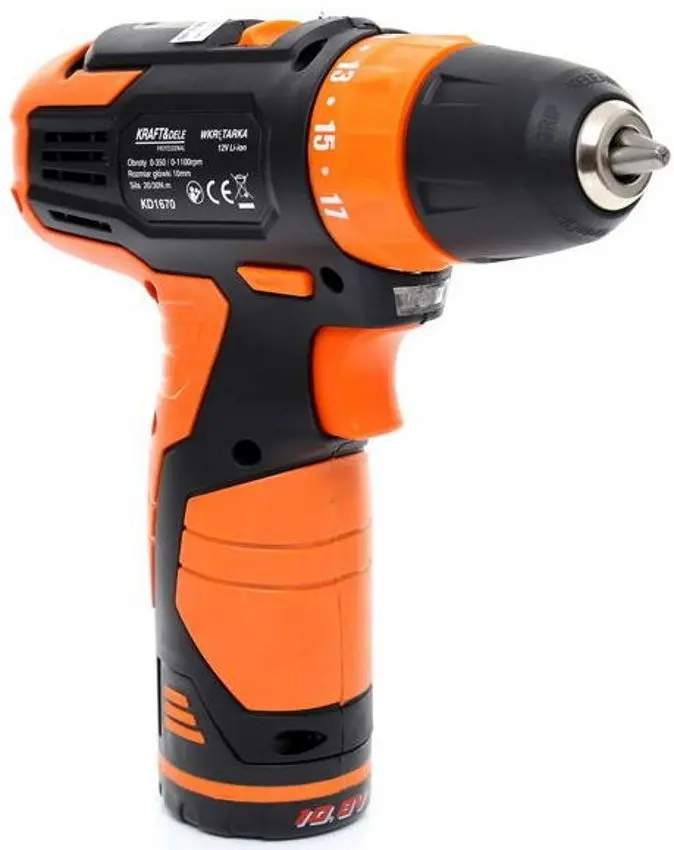 Masina de gaurit si insurubat cu acumulator Kraft&Dele Professional KD1670 Set