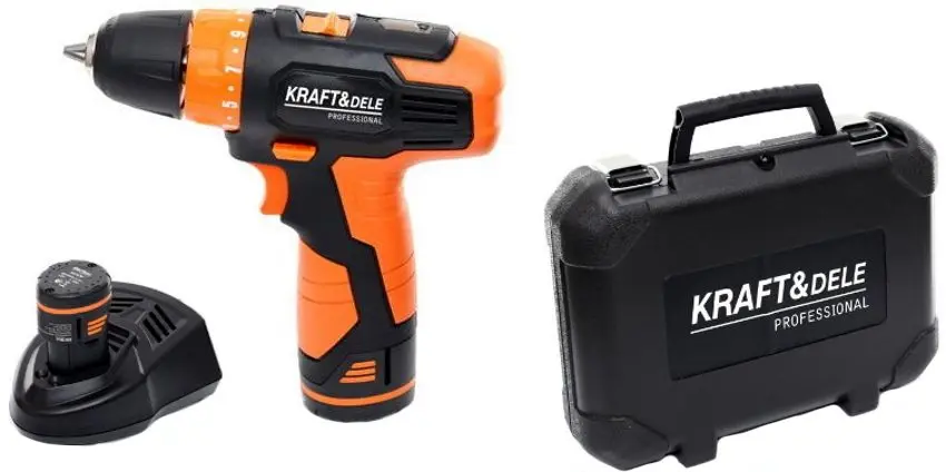 Masina de gaurit si insurubat cu acumulator Kraft&Dele Professional KD1670 Set