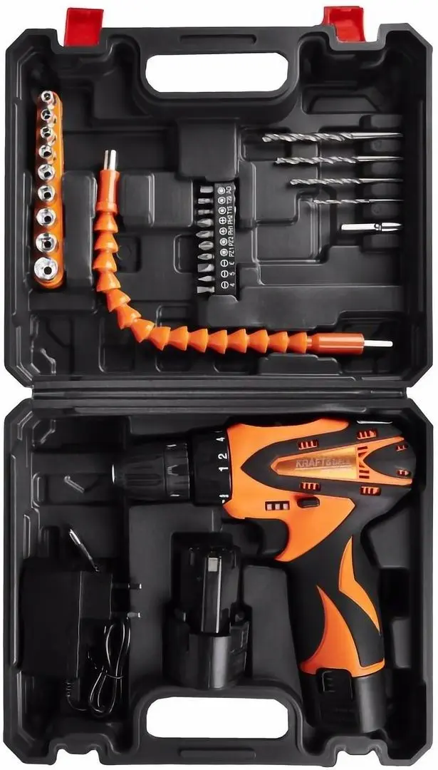 Surubelnita cu acumulator + set instrumente Kraft&Dele Professional KD3085 - 2