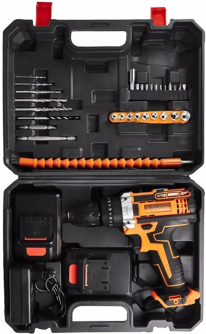 Surubelnita cu acumulator + set instrumente Kraft&Dele Professional KD3086