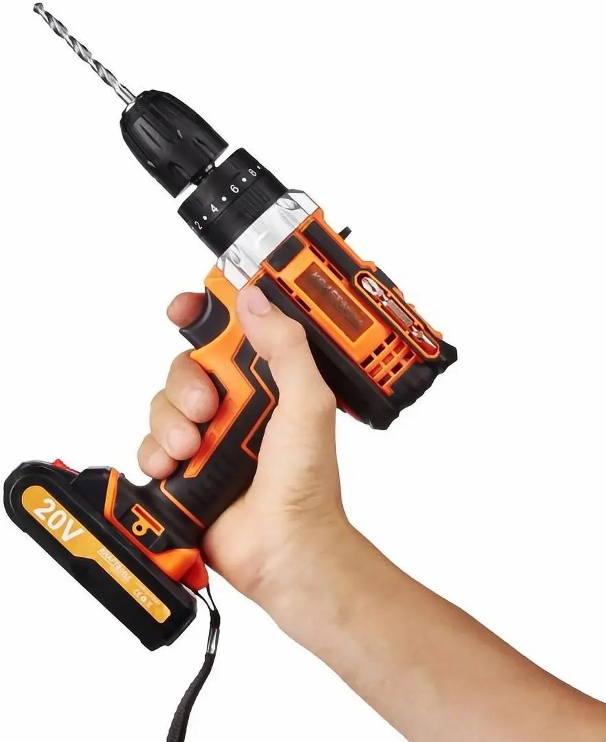 Surubelnita cu acumulator + set instrumente Kraft&Dele Professional KD3086